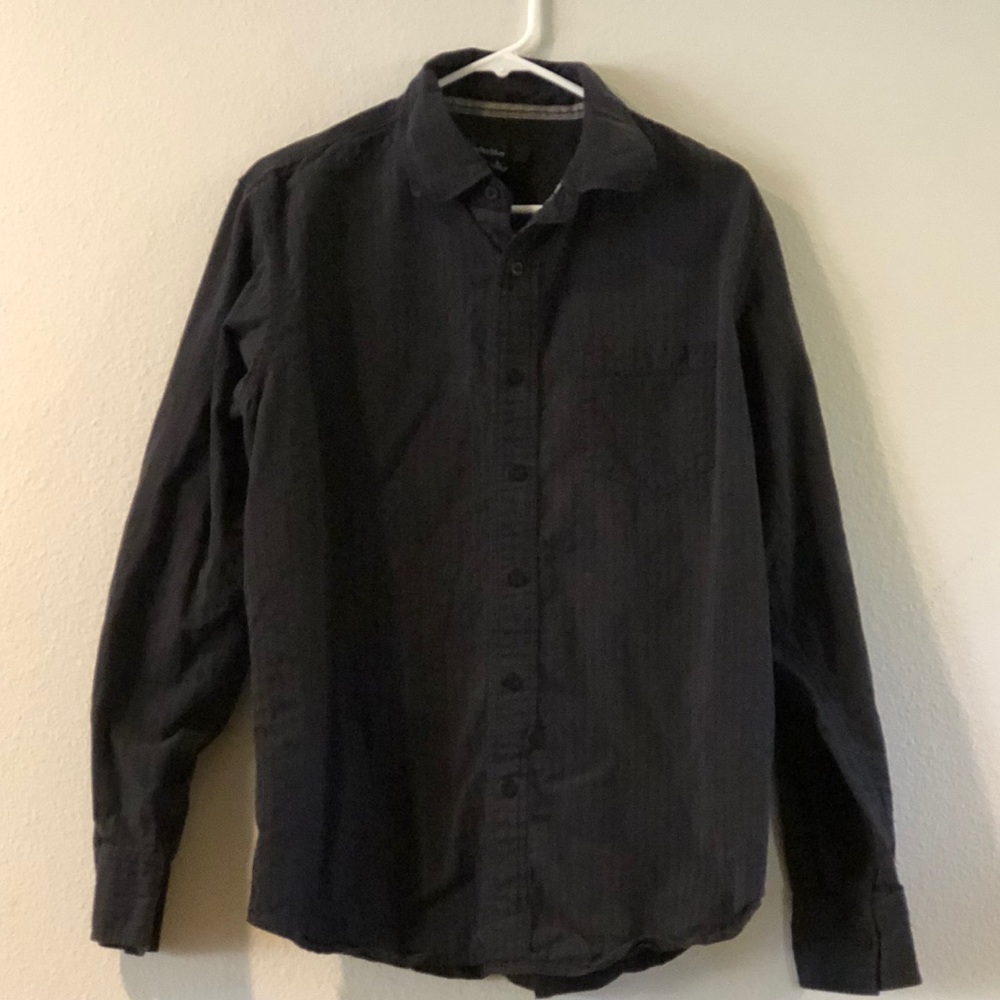 Men’s lrg long sleeve casual button up shirt